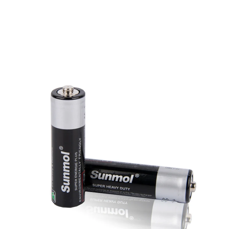 Service Long Time Pencil Batteries AA Carbon Zinc Batteries 1.5V R6 R6P Super Heavy Duty Battery With Low Price