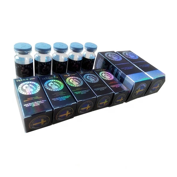 
Small Regular Size Custom DECA Injection Medical Hologram 10ml Vial Paper Box Packaging 