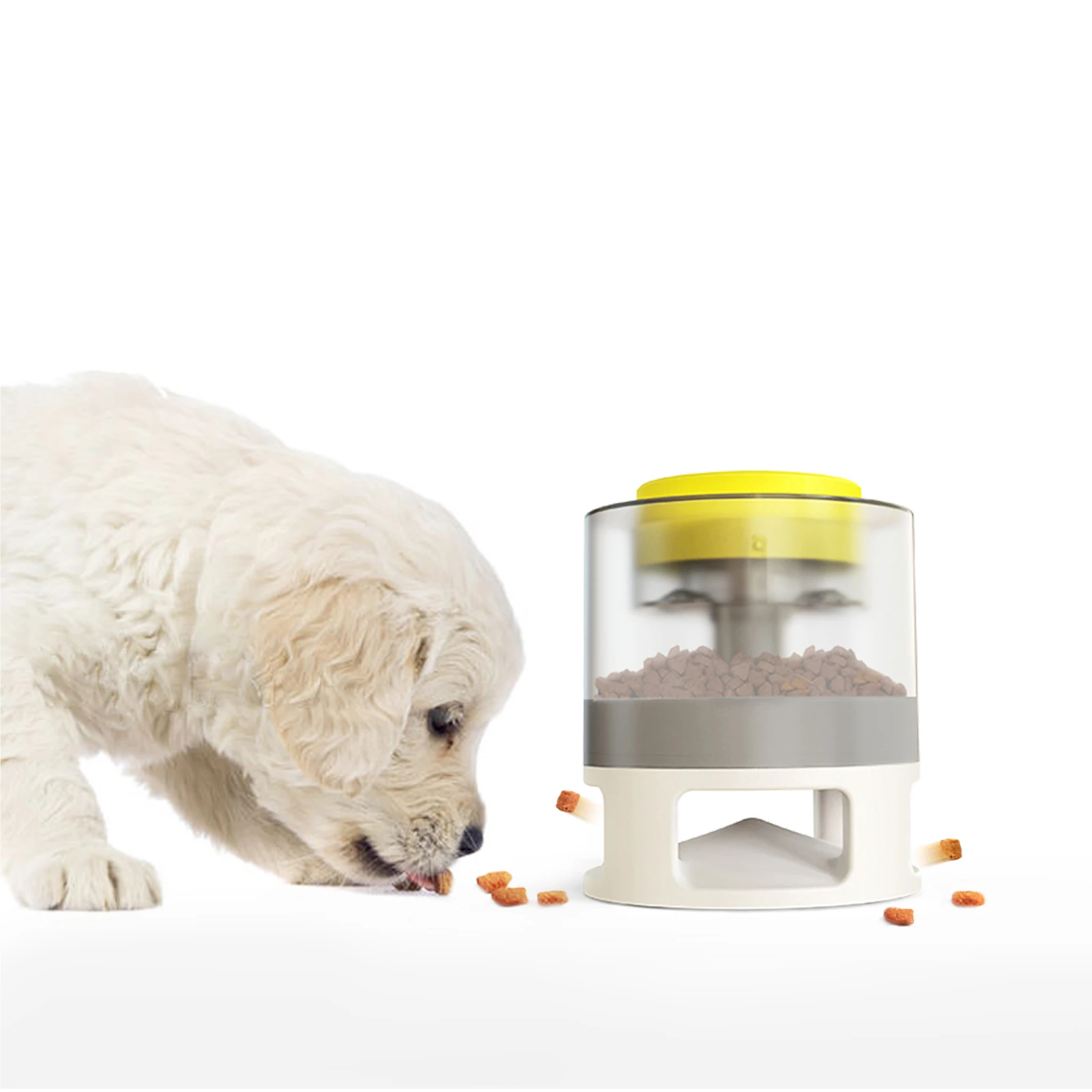 High quality feeding cats and dogs toys automatic food spiller pet feeder