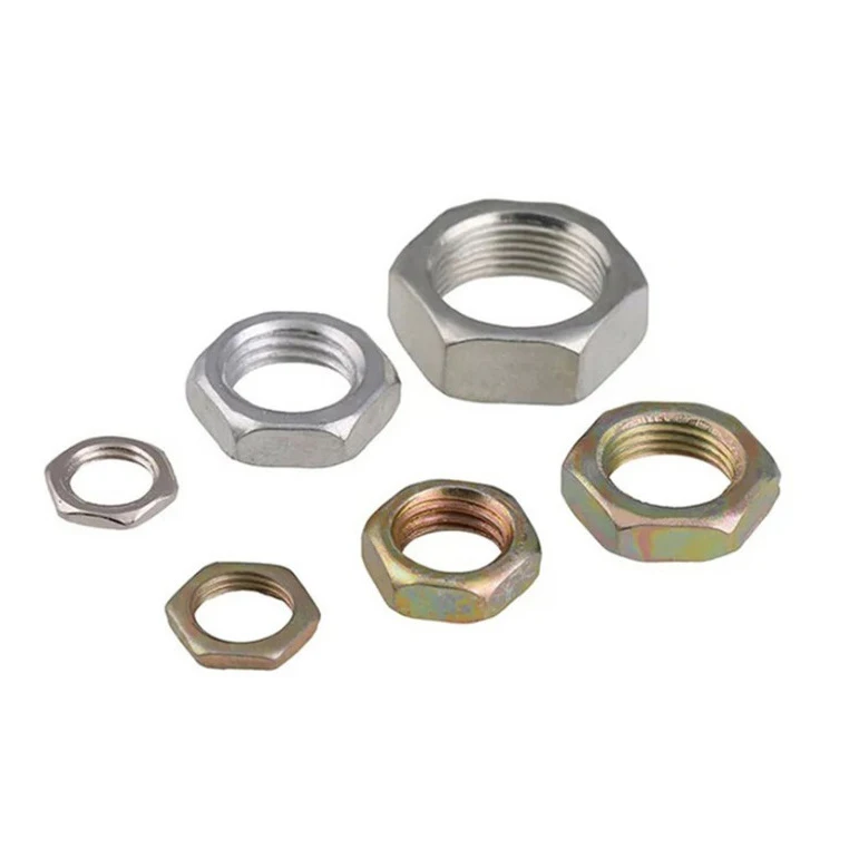 ASME ANSI 1/4 3/8  Stainless Steel Hexagon Nut ISO 4032 Hex Thin Nut Hex Jam Nuts