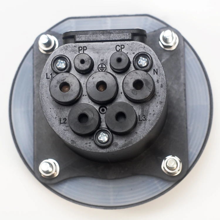 
Iec62196-2 Inlet 32A Female Electric Car Charge Outlet Type 2 Charging Socket EV 