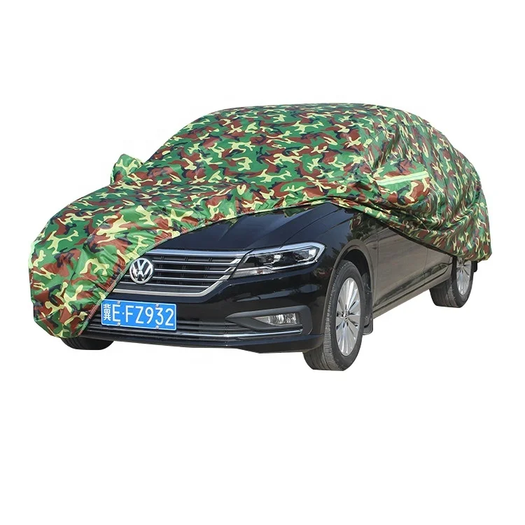 Universal Snow Ice Dust Sun UV Shade Foldable Light Silver Auto Car Outdoor i 20 Small Camouflage Car Body Covers Waterproof