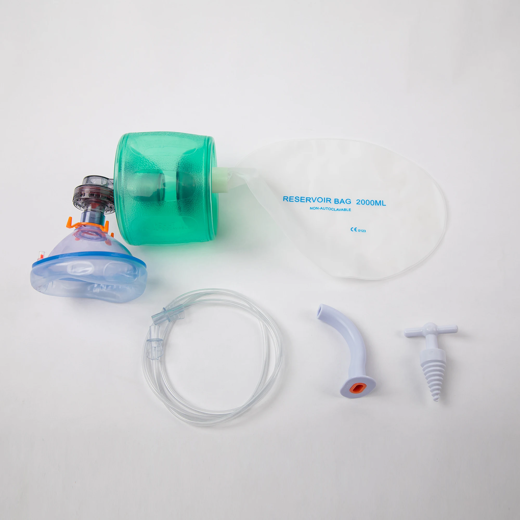 Adult Emergency Disposal Pvc and Silicone Ambu Bag Manual Resuscitator