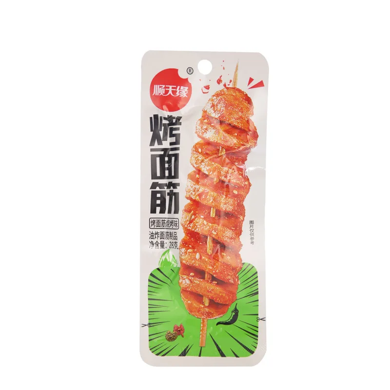 Wholesale Baked Gluten Soy Products Snacks Spicy Delicious Vegetarian Food Spicy Gluten Snacks