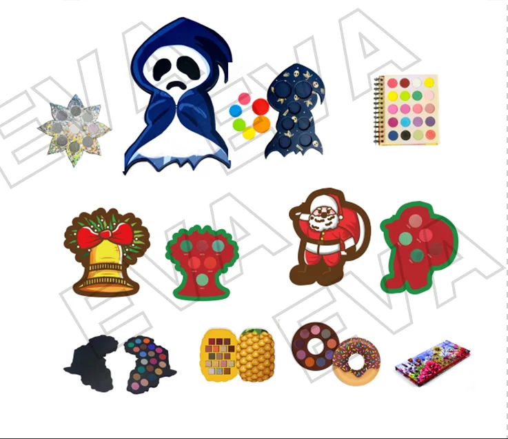 Wholesale pigmented eye shadow palette makeup custom logo eyeshadow palette private label