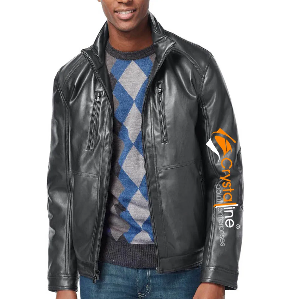 Latest Cheap cow / buffalo / leather / pu / plain / stylish / new / 2017 / oem / Men Jacket