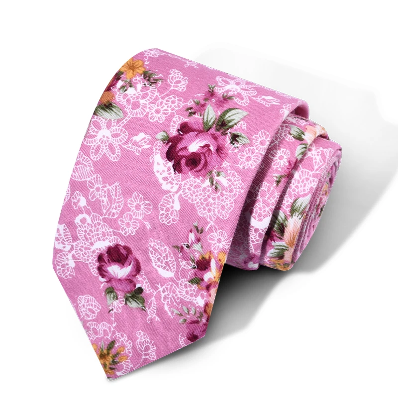 6 CM Width Quality Neck Tie Corbatas De Seda Italiana Neckties Floral Ties Men