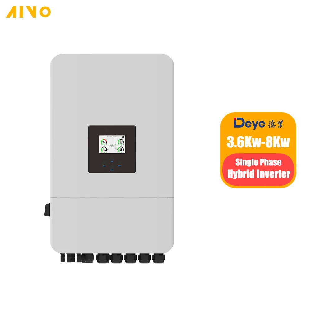 Гибридный солнечный инвертор Deye SUN-6K-SG05LP1-EU-SM2 3 6-8 кВт однофазный Чистая Синусоидальная система хранения энергии
