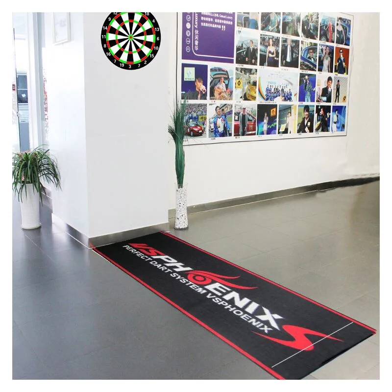 Nylon Latex Backing Custom Dart Carpet With Throwing Distances