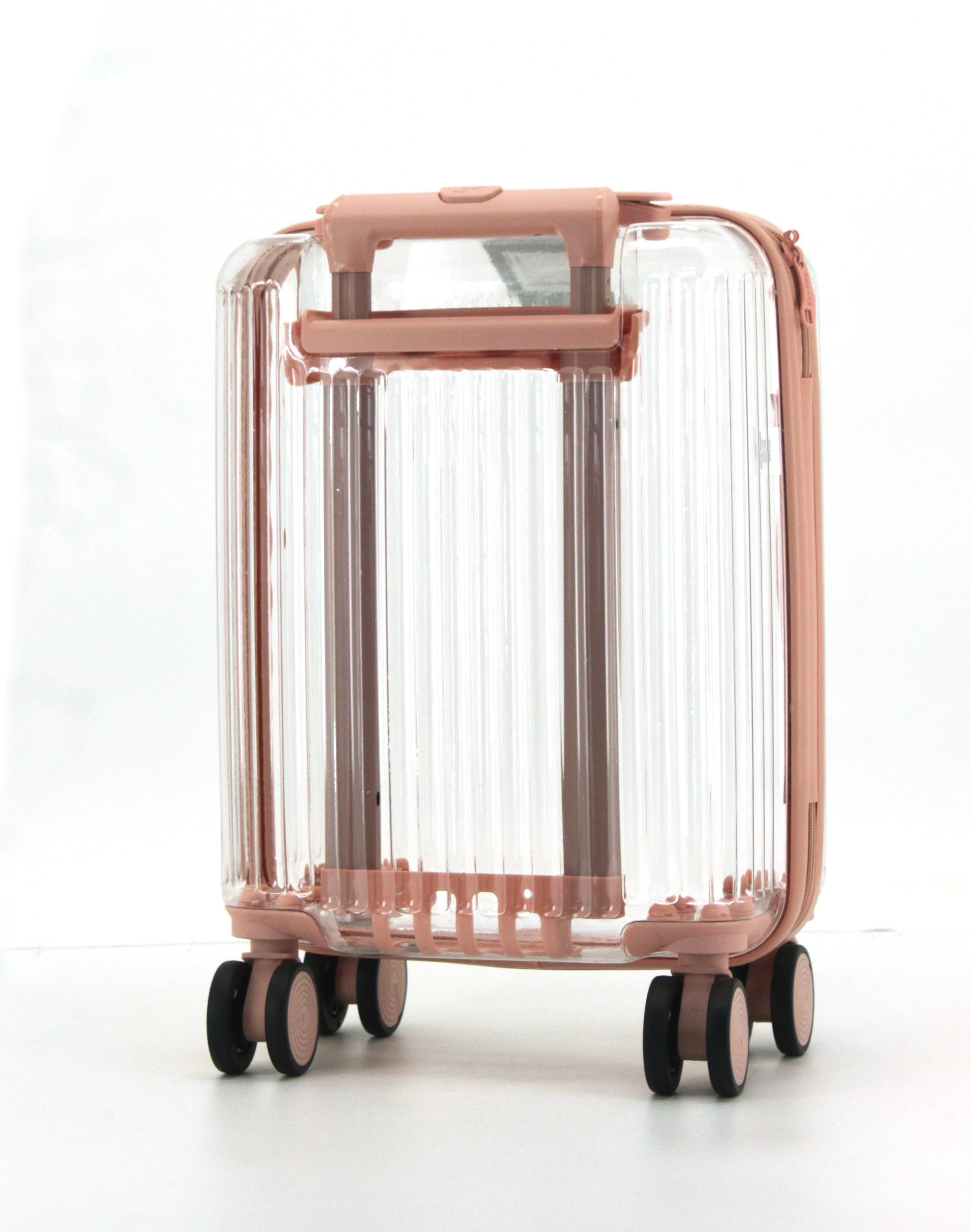 Регулируемые сумки для ручной клади из поликарбоната, чемодан на колесиках