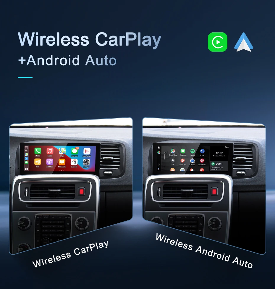 8 дюймов ядер 64 г Android 12 для Volvo S60 V60 2011-2017 автомобильный радиоплеер Carplay навигация GPS WIFI 4G DVD 360 3D