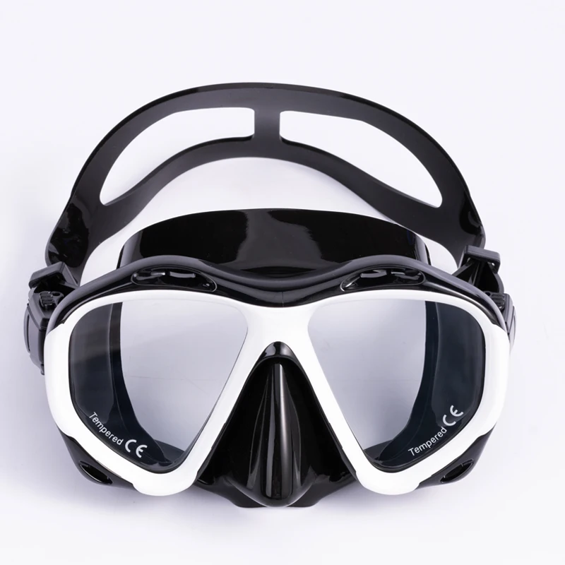 Custom logo Anti-fog and anti-leak soft silicone Diving Mask Underwater swimming can automatically adjust adult diving mask