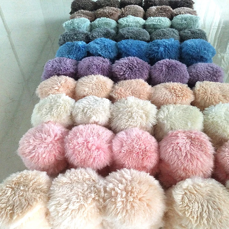 Newborn blanket backdrop Baby felted flokati layer photography props Baby curly wool basket stuffer filler posing rug fabric