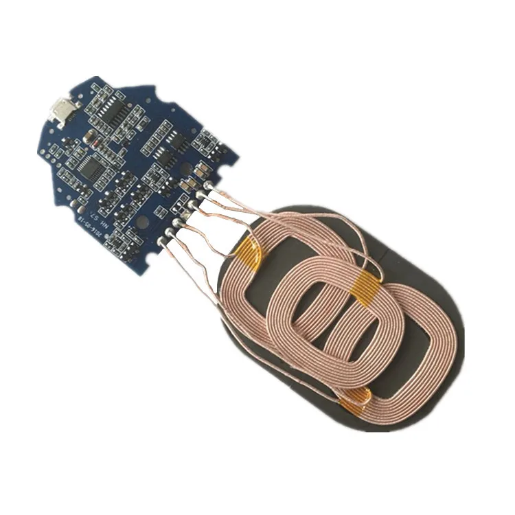 Cheap wholesale 5V/200ma low power smart bracelet, beauty Instrument wireless circuit board Mobile phone wireless charger PCB