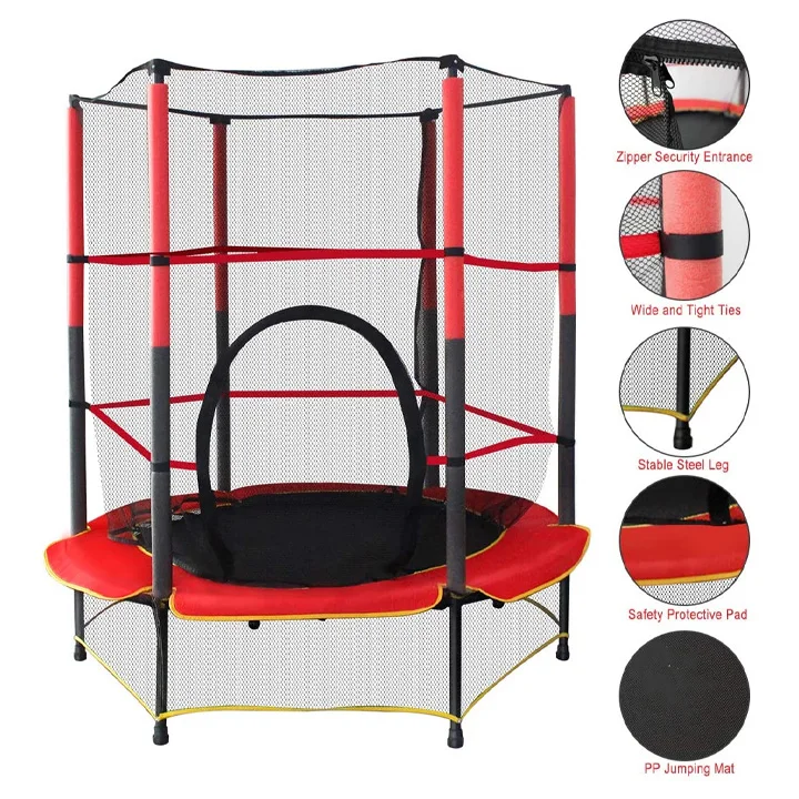 55 Inch Indoor Trampoline For Kids Jumping Bed Trampoline For Sale