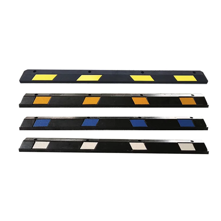 car parking rubber wheel stopper  72inch Parking Block Wheel Stopper 1830mm Rubber Bumper