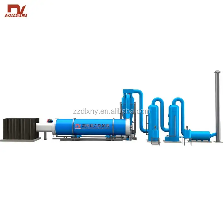 Low Noise Paddle Shaft Animal Dung Manure Rotary Drying Machine for Export