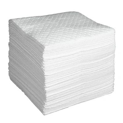 Factory Supply 100% PP Material Industrial White Oil-Only Absorbent Mat Pad Environmental Products