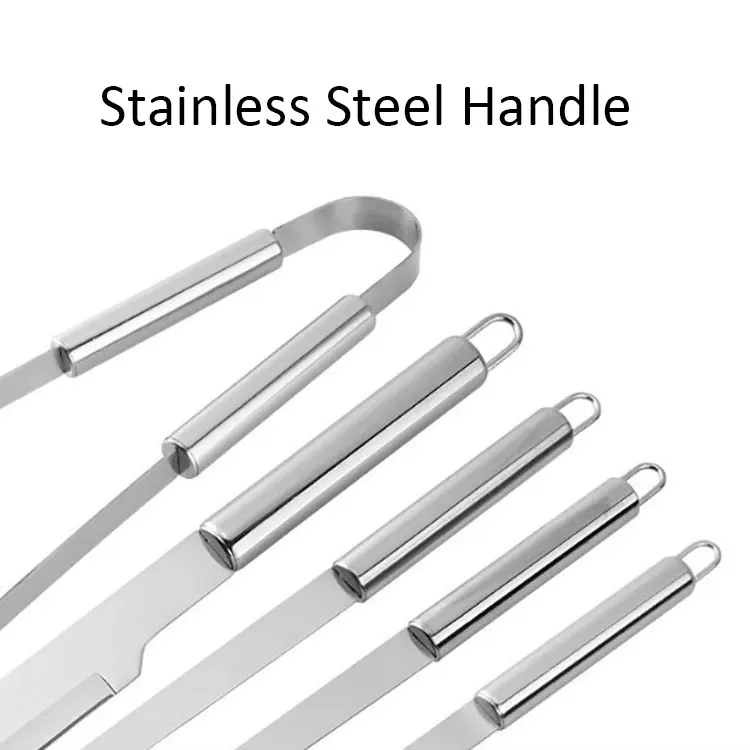 China Supplier Outside Kitchen Cooking Utensils Barbecue Grilling Accessories 13 Pieces Stainless Steel BBQ Set with Cloth Bag