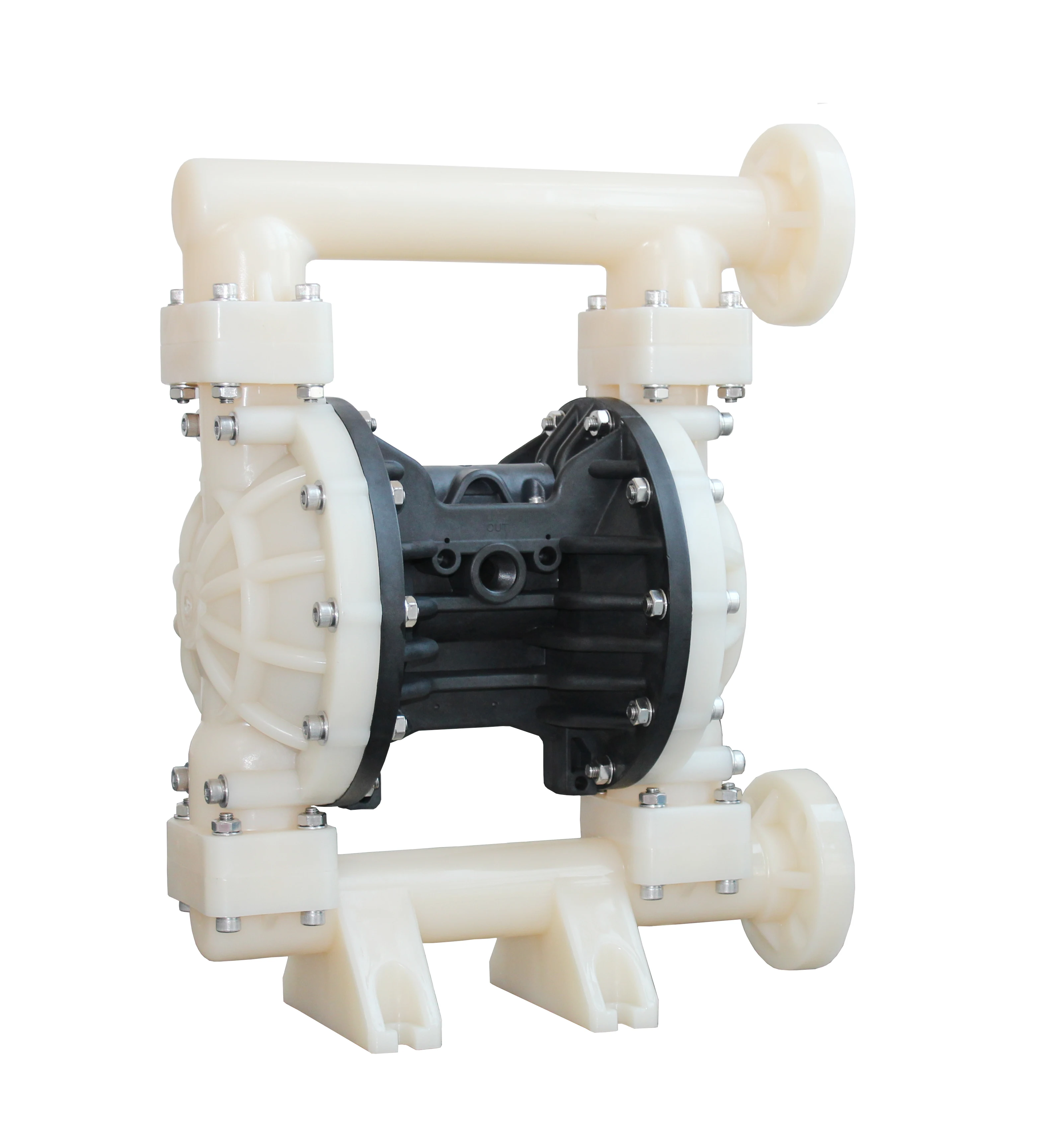 Chemical resistance pneumatic EPDM elastomer Hytrel PTFE Stantoprene diaphragm membrane pump