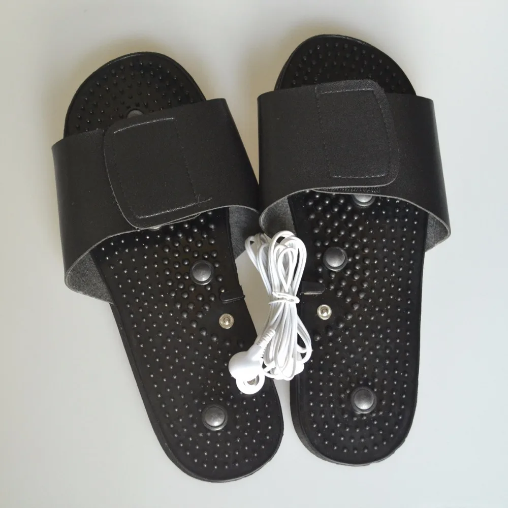 TENS Electrotherapy Slipper Digital Massager Foot Relaxing Slipper 8 Magnets