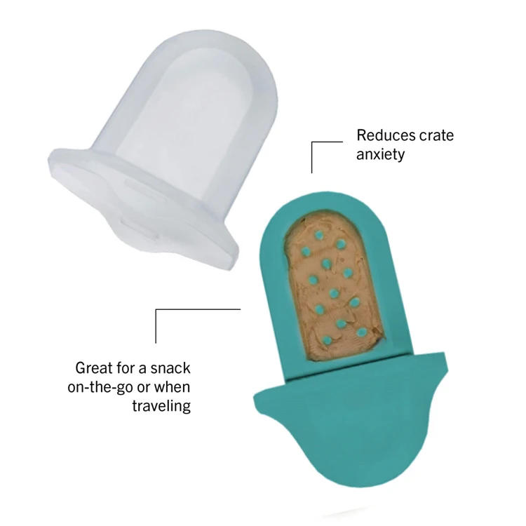 Reduces anxiety puppy dog training peanut butter crate training aid licking dog crate toys for dogs