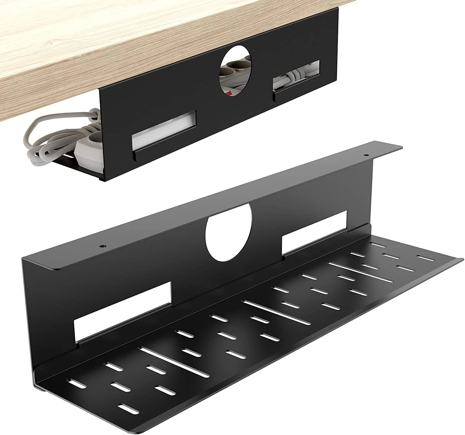 Manufactory Cable management tray Desk cable management tray Under desk cable management tray