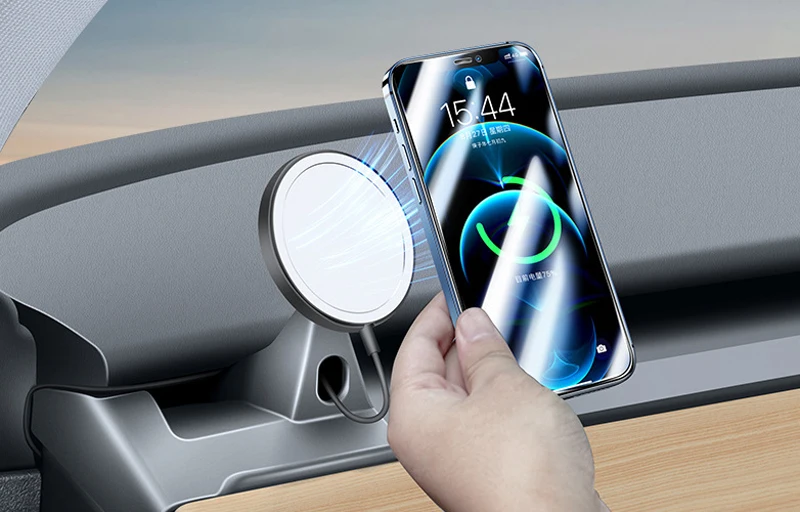 17mm Ball Mount Car Accessories Universal Replacement Frame Phone Holder from for Magasfe Charger iPhone 16 15 14 13 12