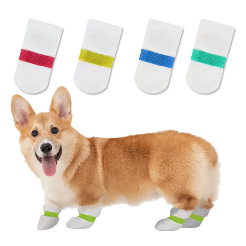 Disposable Waterproof Socks Shoes For Dogs Wholesale Dog Rain Heat Boots