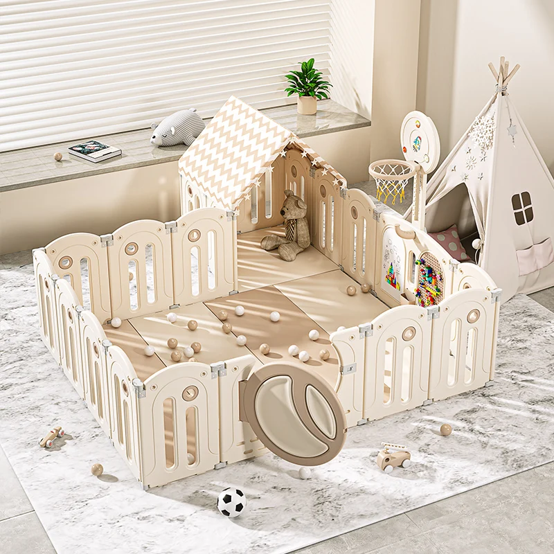 160*160CM soft play fence for kids Building block drawing board portable playpen playhouse baby game fence