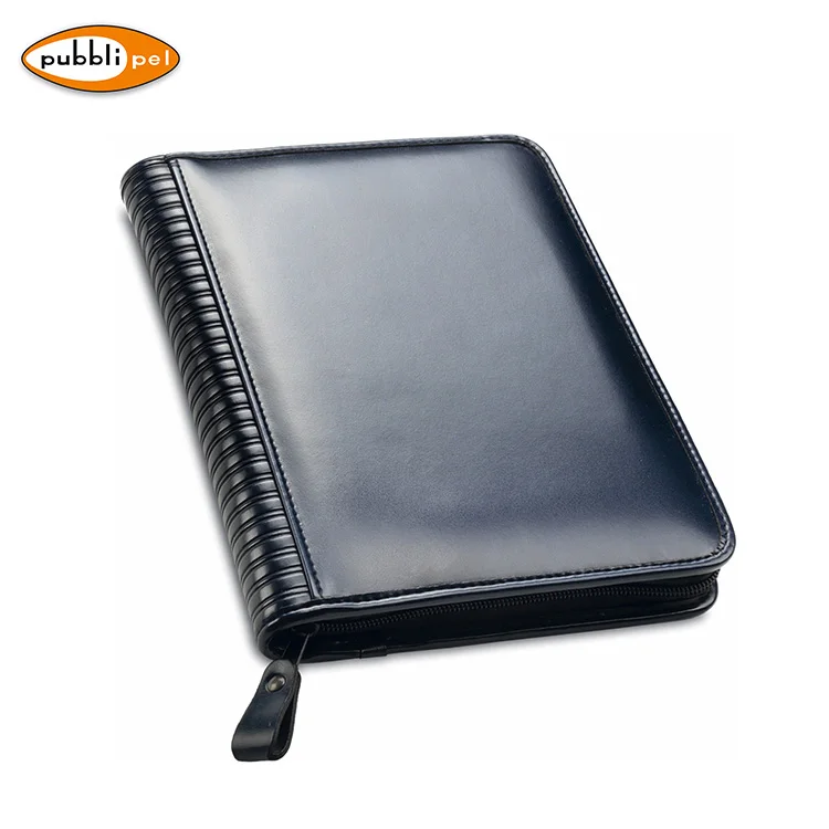 
17x24 Made In Italy Efficient Service Custom Leather Cover Journal Diary With Zip 