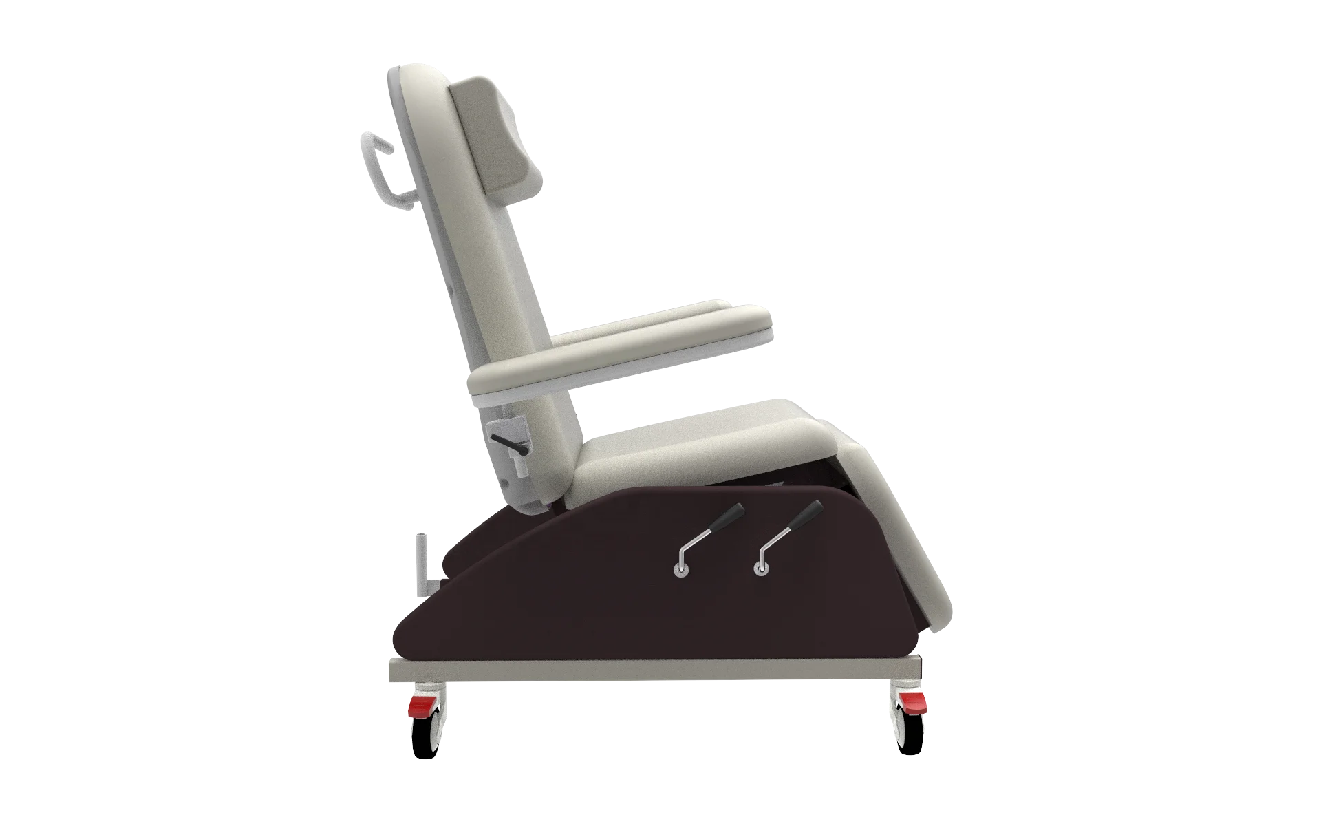 Hemodialysis chair Adjusted by manually