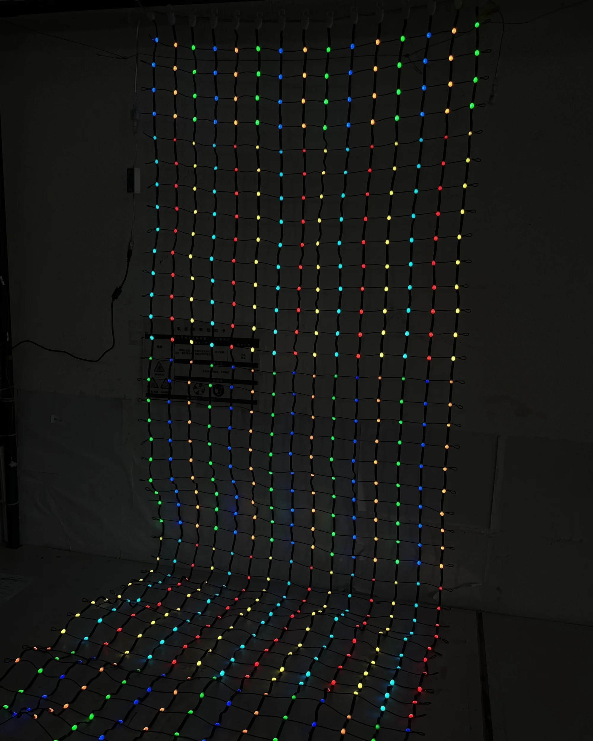 DC12V 5 см шаг адресуемый RGB умный светодиодный галька/семенная Гибкая матрица сетчатый экран огни P67 пикселей