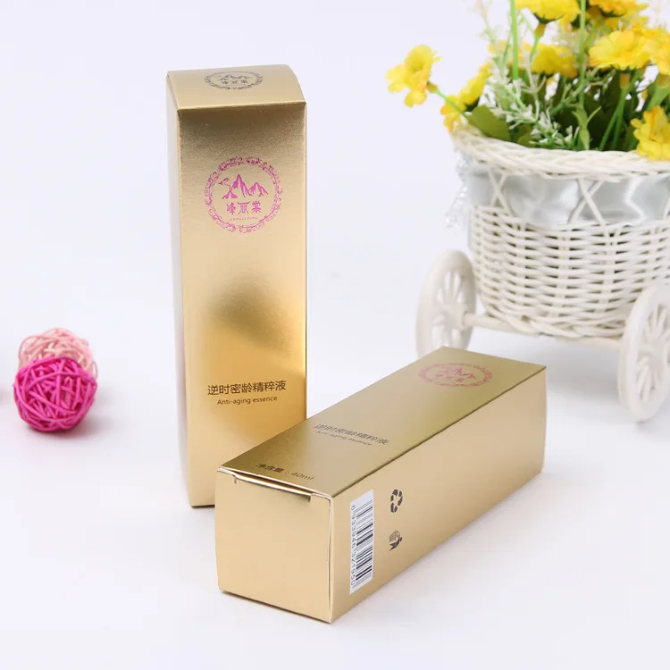 Wholesale Price Custom Size Foldable Cardboard Color Boxes With Your Own Logo Cosmetic Paper Box Packaging For Lotion Bottle