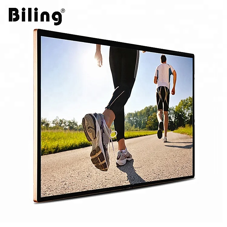 Full HD wall mounted lcd samsung lcd panel advertising display /LCD digital signage wall mount