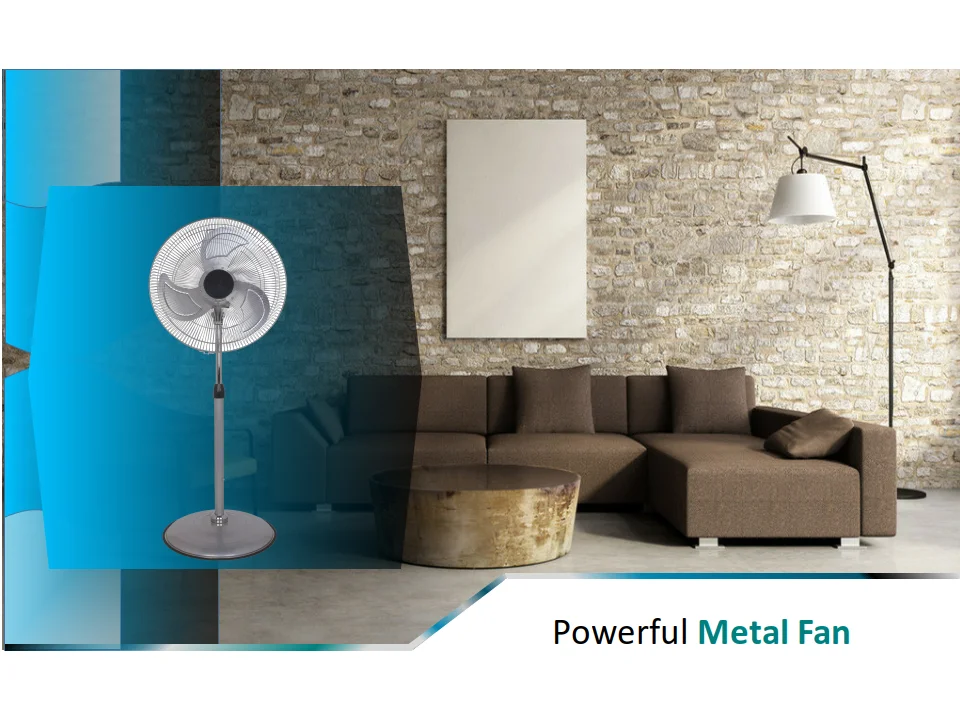 
CB CE certificate 16 inch 3-speed Control with Overheat protection Metal commercial Electric Stand Fan 