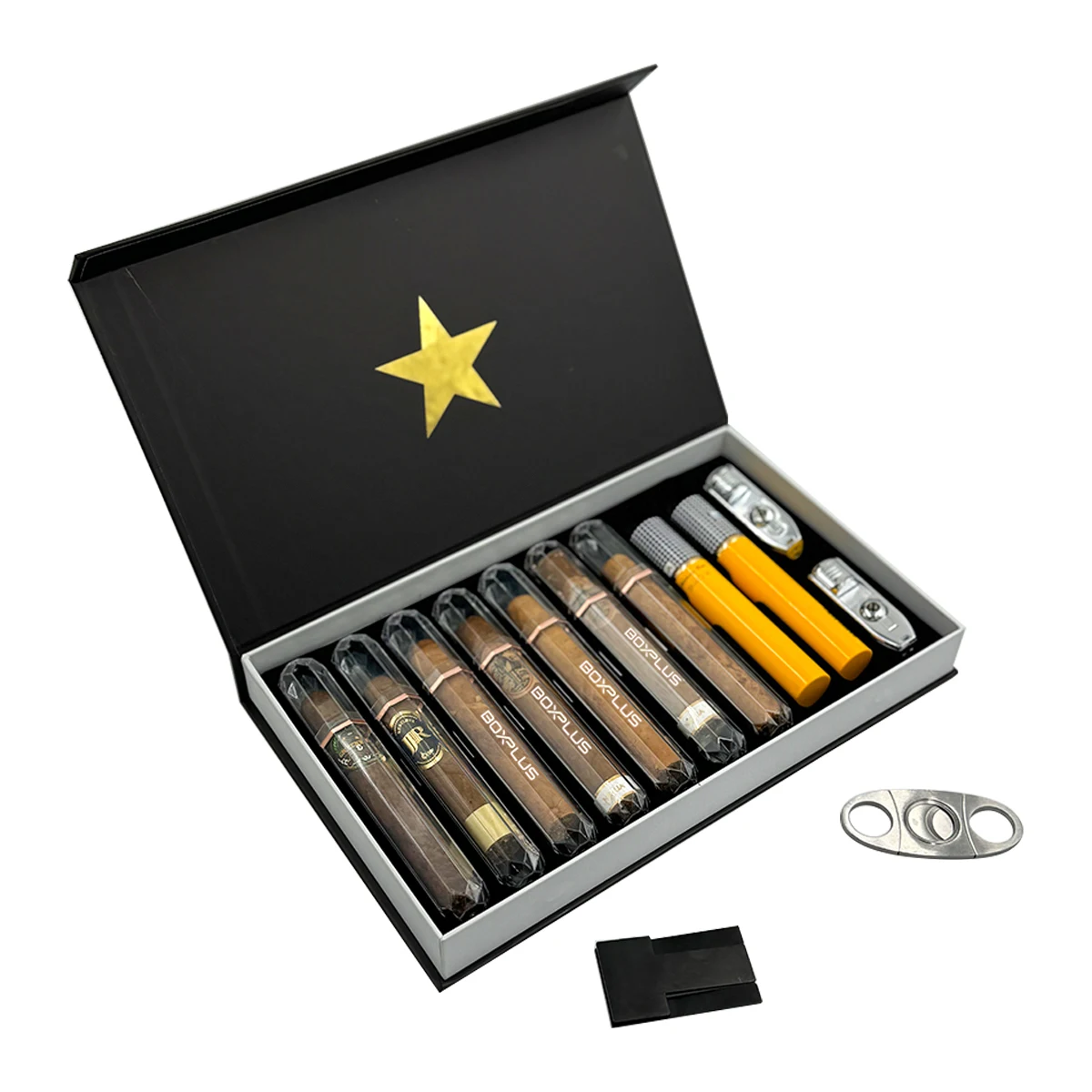 Factory wholesale 10CT Cigar Gift Box Portable Cigar case Cigar Tube Set for Men Gift