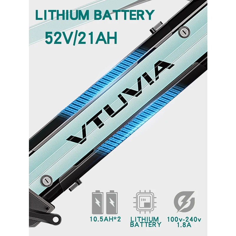 USA EU Canada Warehouse Stock 1000w 52v Battery Fat Tire Hub Motor Electric Mountain Hybrid Bike City Bicycle