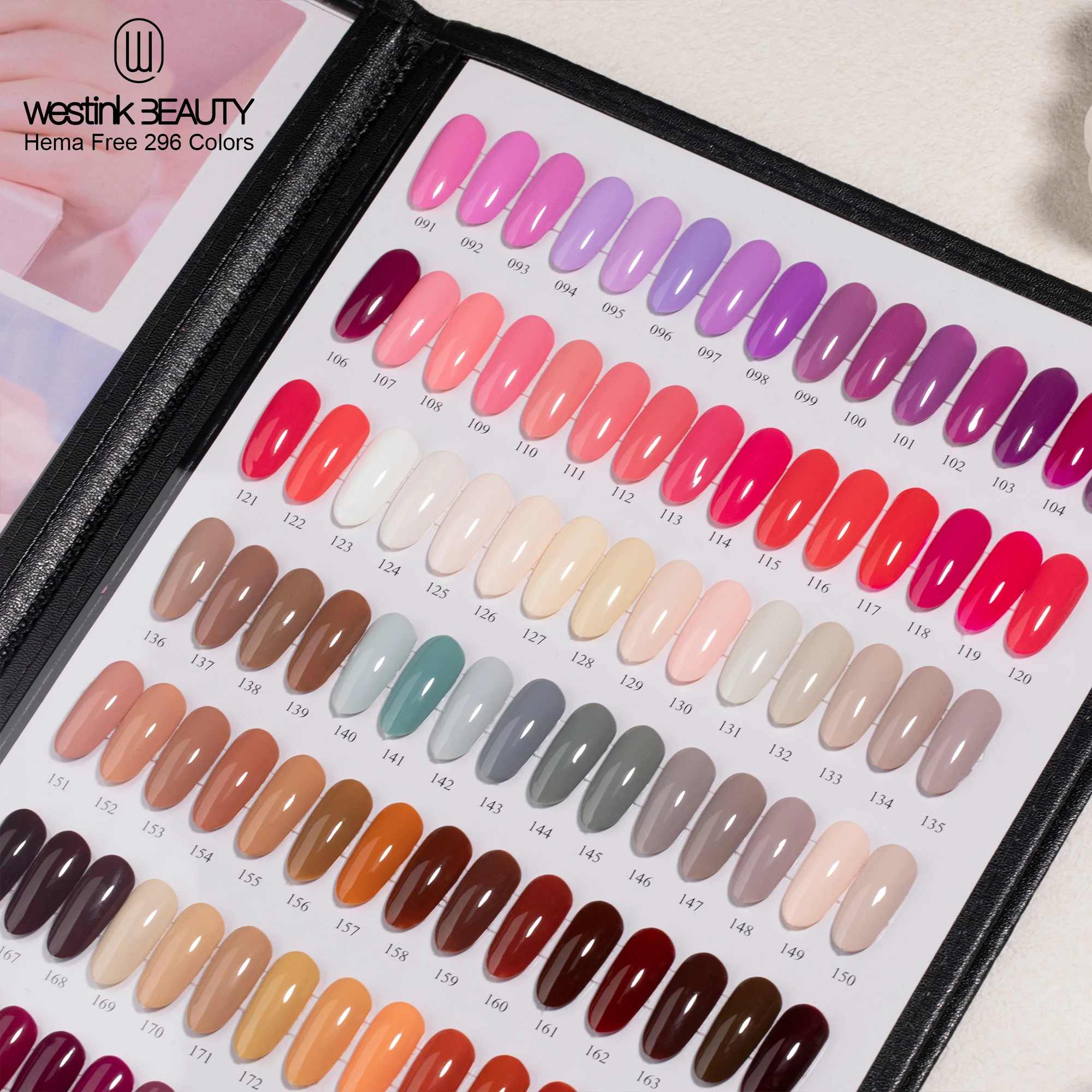 Free samples  Wholesale 296 Colors OEM Free HEMA Nail Gel Polish Odorless UV Gel Soak Off Vegan LED UV Gel Nail Polish