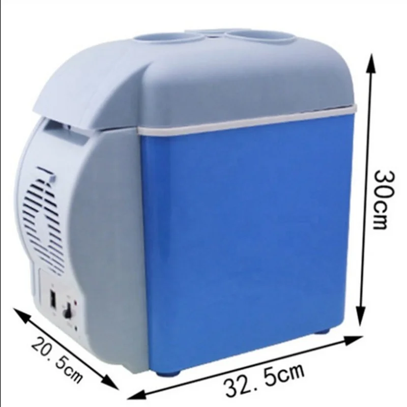 
12V 7.5L Mini Portable Car Refrigerator Freezer Multi-Function Dual-Use Cooler Warmer Thermoelectric Electric Fridge Compressor 