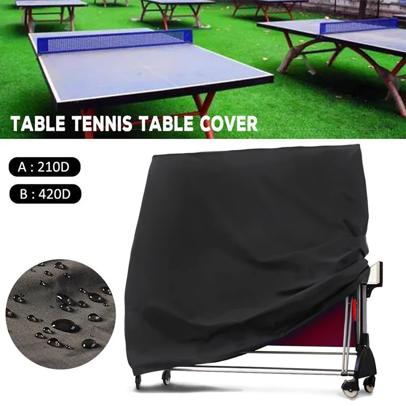 Outdoor Waterproof Ping Pong Table Cover All Weather Protection Folding Table Tennis Cover