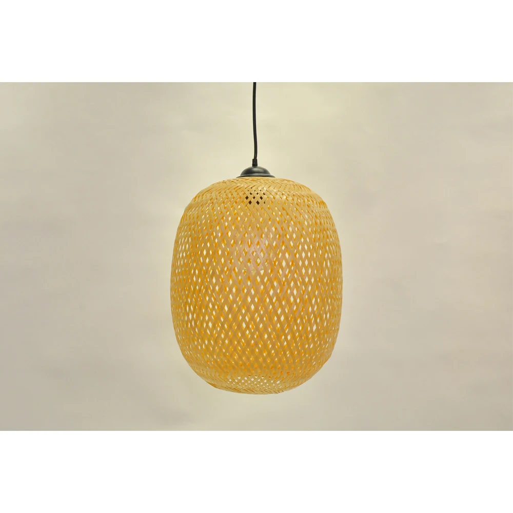  Подвесной светильник из натуральной корзины ротанга-романтическое освещение лампа в диком стиле ротанга