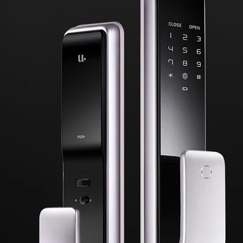 Новая мода Удаленное управление с помощью приложения для защиты от краж защита от следов от пальцев и пароль скольжения крышка умный дверной замок