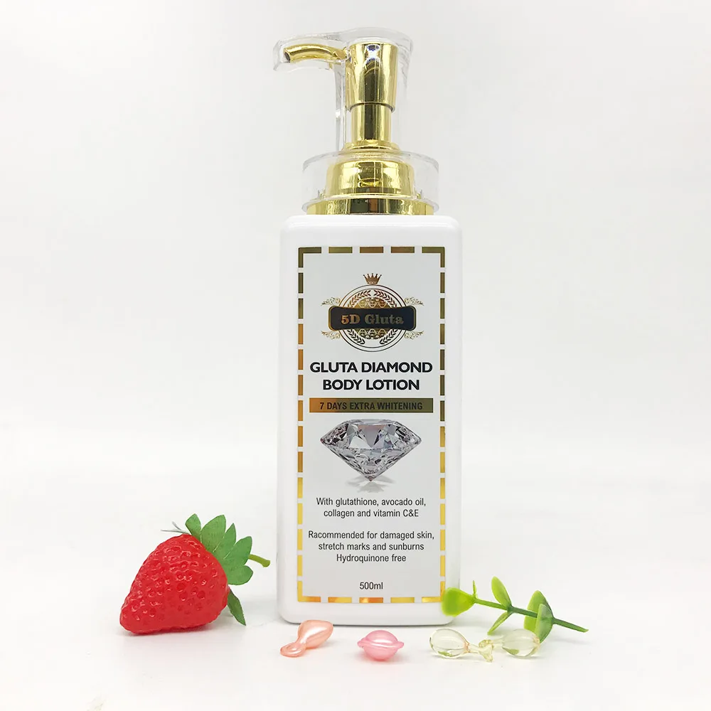 5D. Алмаз Gluta. Лосьон для тела 7 дней дополнительного отбеливания рекомендуется поврежденных кожи растяжек от