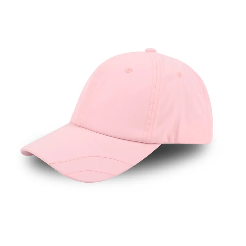 quick dry cool feeling polyester light weight sport baseball cap for outdoor sport UV protection sun visor hat