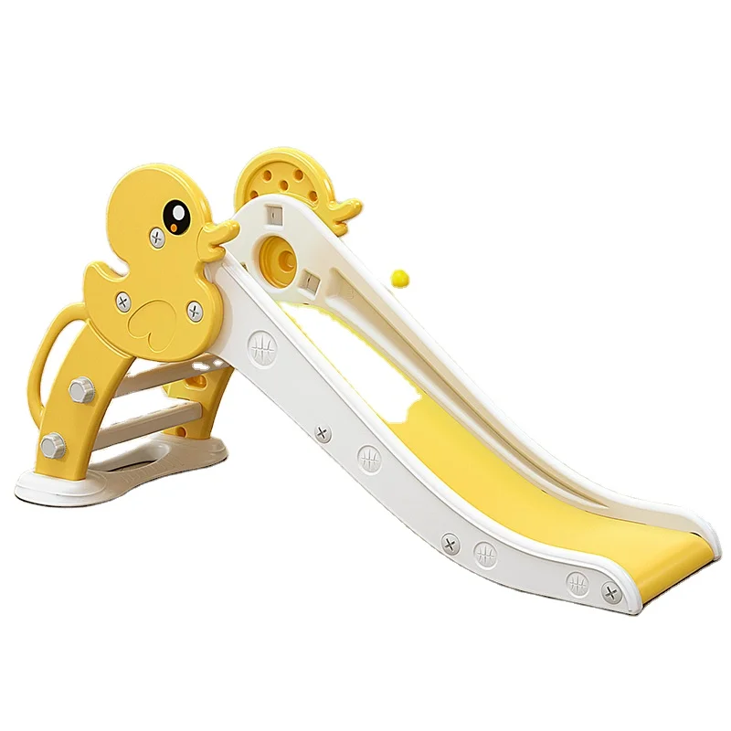 Best Selling  Kindergarten Children Indoor Cartoon Toy Plastic Indoor Slide play game plastic cute duck Cute cartoon style