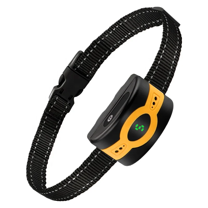 Waterproof IP67 No Shock with Adjustable Sensitivity Anti Bark Collar for All Size Dogs