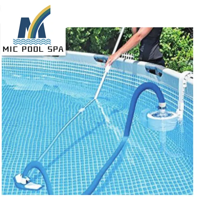 Swimming Pool Accessories Leaf Skimmers/Cleaning wall Brush/ vacuum hose