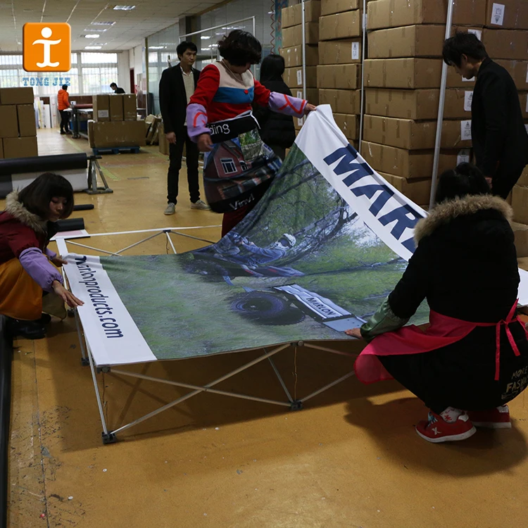 Custom Advertising Printing Wedding Photographic Backdrop Banner Stand Pop Up Fabric Tension Display 3 x 3 Size