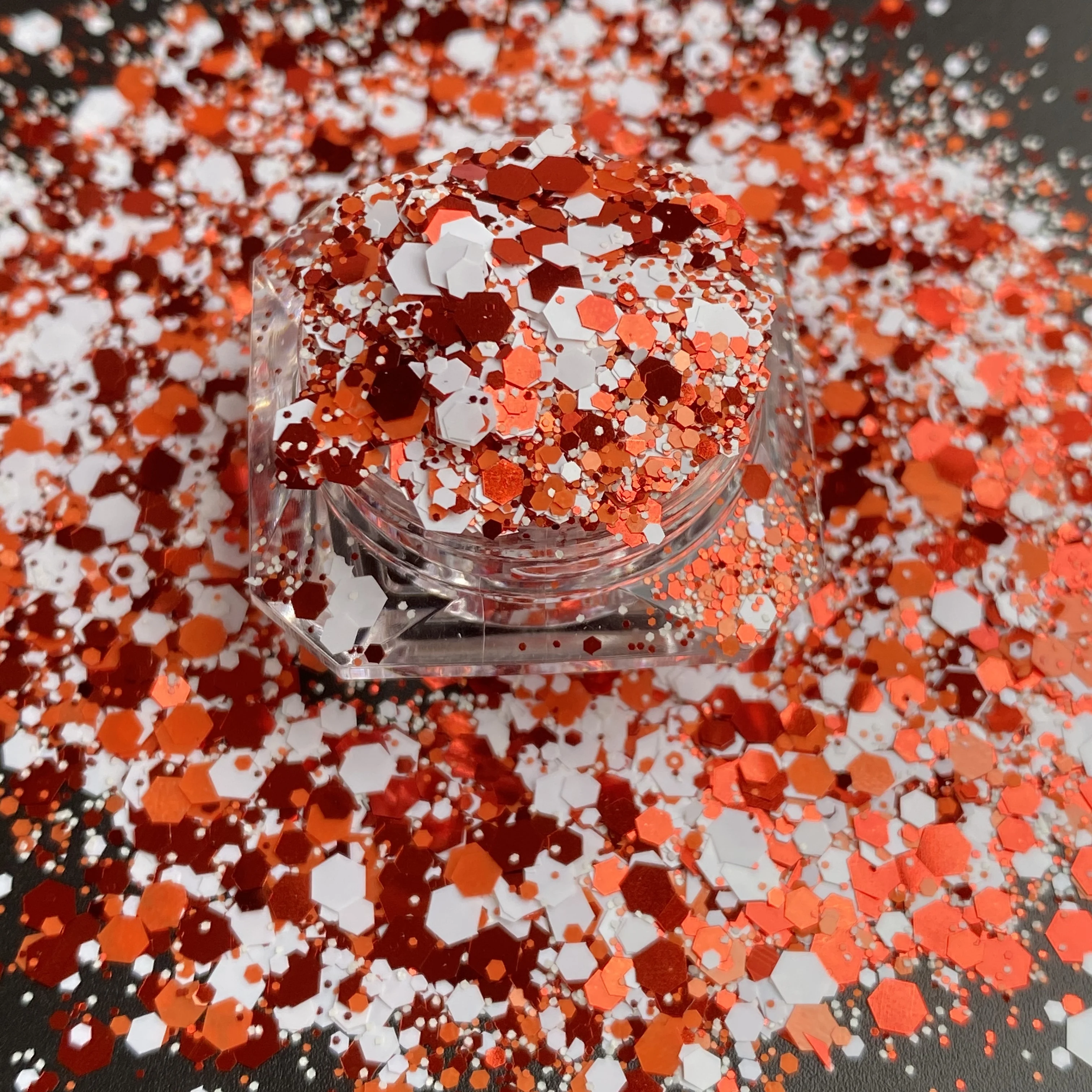 Bulk Glitter Wholesale Solvent Resistant Metallic Chunky Mix Nail Glitter 1kg for Nails Crafts Tumblers Epoxy Resin